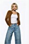 Premium Plush Heart Button Women's Cardigan - 3