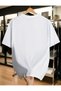 Rabbit Printed Crew Neck Short Sleeve Tshirt - 2