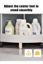 3 Layer Corner Rack, Simple Installation, Space-Saving, White - 3