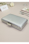 Silver Gray Lame Color Matte Anti-Scratch Leather - 6