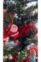 6-Piece Red Santa Claus Ornament Christmas Tree Ornament 5 cm - 2