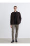 Esvab • Modern & Distinctive Stand Collar Men's Zippered Sweatshirt - 4