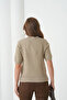 Women's Crew Neck Wool Blend Knitwear Sweater 8563Sw.Mng - 8