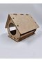 Wooden Bird Nest House Paintable (for Decoration) 20 cm X 15 cm X 15 cm - 5