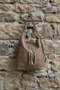 *Soft Faux Leather Dark Mink Women's Bag Suitable for Hand Shoulder and Back Use 34*39 cm - 6