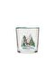 New Year's Themed Deer Patterned Set of 3 Glass Cups - 380 ml - 3