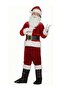 Velvet Fabric Luxury Santa Claus Costume - 3