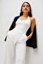 2 Pieces Cotton Blend Halter Neck Tank Top T-Shirt - 3