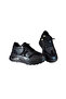 Women's Stone Embroidered Detailed Wedge Heeled Elastic Lace-Up Leather Sneakers - 8