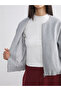 Rmz Gi̇yi̇m Farkiyla Zero Roba Collar Women's Cashmere Jacket - 5