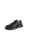 Men's Rubber Lace-Up Closure Genuine Leather Casual Sneakers - 5