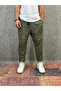 Buy Stretch Fabric Khaki Baggy Pants with Elastic Waist