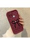 Realme C21Y/C25Y Compatible Silicone Material Shockproof Simple Burgundy Phone Case