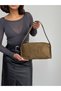 Studded Suede Style Model Hand and Shoulder Bag - 3