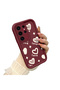 Samsung Galaxy S24 Ultra Compatible Silicone Material Shockproof Simple Burgundy Phone Case - 3