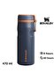 The Iceflow Twist Flip Thermos 0.47 Lt Thermos Mug Camping Flask Dark Blue