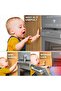 Oven Door Lock Heat Resistant Adhesive Gray White - Baby Safety Child Safety Lock - 4