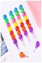 Emoji Egg-Laying Pencil 6 Pieces Fun Gift Pencil Smiling Face Pencil Karn - 5