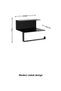 Metal Shelf Toilet Paper Holder Toilet Roll Holder with Phone Stand - 3