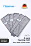 Gridpro 3-Pack Microfiber Kitchen Cloth 40X40 cm – Multi-Purpose Non-Marking Cleaning Cloth