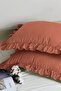 2-Piece Pillowcase 100% Cotton Ruffled 50X70Cm |   Suitable for Bedding Sets and Duvet Covers - 5