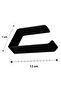 Adhesive Toilet Paper and Towel / Towel Paper Holder Double Set - Black - 4