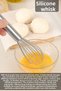 5 Piece Silicone Meal Prep Set - Heat Resistant Non-Stick Spatula Brush Whisk Set Colorful - 2