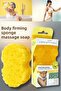 Bromelain and Caffeine Sponge Massage Soap, Body Firming, Dead Skin Removal, Intense Moisturizing