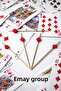 Bamboo Toothpick Decorations • 12cm • 50 Pieces • New Year's Presentation and Party Decoration Set • Cocktail •