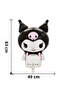 Kuromi Birthday Themed Balloon Set 7 Years Old Black Number Balloon + 4 Different Models Full + Set Balloon Bouquet - 6