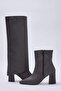 Anthracite Suede 2 Different Uses Both Boots and Boots Women's 7.5 cm Block Heel Boots Takaw26Cz00027