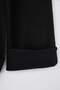 Siyah Wide Leg/Geniş Paça Yüksek Bel Dokuma  Pantolon TWOAW23PL00302 - 6
