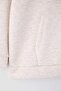 Wardrobe Essentials Bej Melanj Kapüşonlu Örme Sweatshirt TBBAW26AO00051 - 4