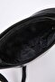 Black Textured Double Handle Adjustable Mini Size Women's Shoulder Bag Takss26Oc00034 - 6