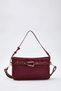 Plum Suede Buckle Detailed Women's Mini Shoulder Bag Takaw26Oc00053 - 3