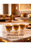 6-Piece Arabic Coffee Cup Set Palestinian Keffiyeh Embroidered 6 Piece T00003 Yellow and Black - 3