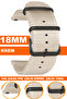 18mm Fossil-Welder-Casio-Seiko-Omega-Armani Watch Compatible Nato Textile Fabric Watch Band Ntcft18