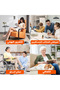 دراجة تمارين كهربائية صغيرة مزودة بشاشة رقمية - جهاز تمارين دواسة تحت المكتب للساقين و - 2