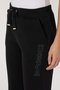 Women's Black Ribbed Sweatpants 50313583-Vr046 - 5