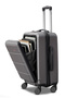 Front Open Hard shell ABS Carry-On Luggage, Lightweight, Laptop Compartment, Removable Wheels