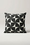 Black and White Modern Bauhaus Patterned Throw Pillow Case 45X45 cm