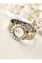 Forsınıng-Vegans (Gold&Silver) Flower-Like Women's Wristwatch - 2