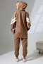 Women's Seasonal Combed Cotton Bottom Top Sports and Comfortable Hijab Suit - 7