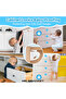 Reinforced 4 Locks + 1 Key Hidden Magnetic Cabinet Drawer Lock - Baby Safety Child Lock - 5