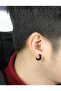 Unisex Stainless Steel Earrings with Plug and Magnet Design for Non-Perforated Ears 2 Pieces Black - 6