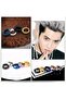 Unisex Stainless Steel Earrings with Magnetic Clip-On Design for Non-Pierced Ears, 2 Pieces Mix - 4
