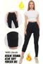 Winter Thermal Tights with Plush Inside Underwear Black Women's Plush Tights - 2