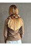 HAND KNITTED COLORFUL OMBRE PATTERNED SHAWL NECK COLLAR WOMEN'S SHAWL WITH TASSELS