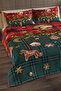 New Year's 100% Cotton Double Pique Set Bedspread Special Woven Christmas Decorations - 4