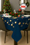 Christmas Tablecloth New Year- 5D Digital Design Special Weaving Deer Christmas